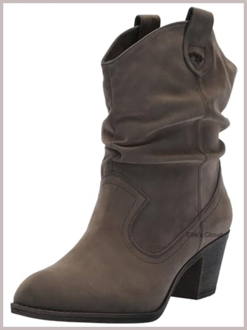 Rocket Dog Sheriff Western Mid-Calf Pull On Boot Synthetic
